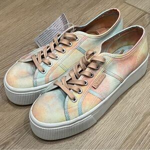 Superga Multicolor Platform Sneakers